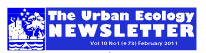 Urban Ecology September newsletter out now..